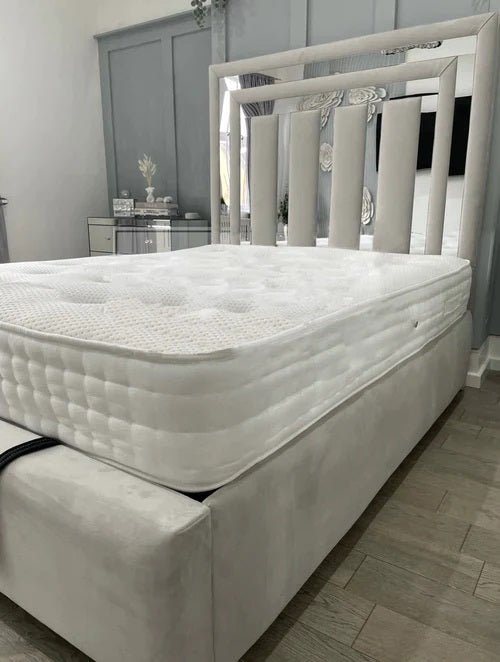 Kaitlyn Mirrored Upholstered Bed Frame