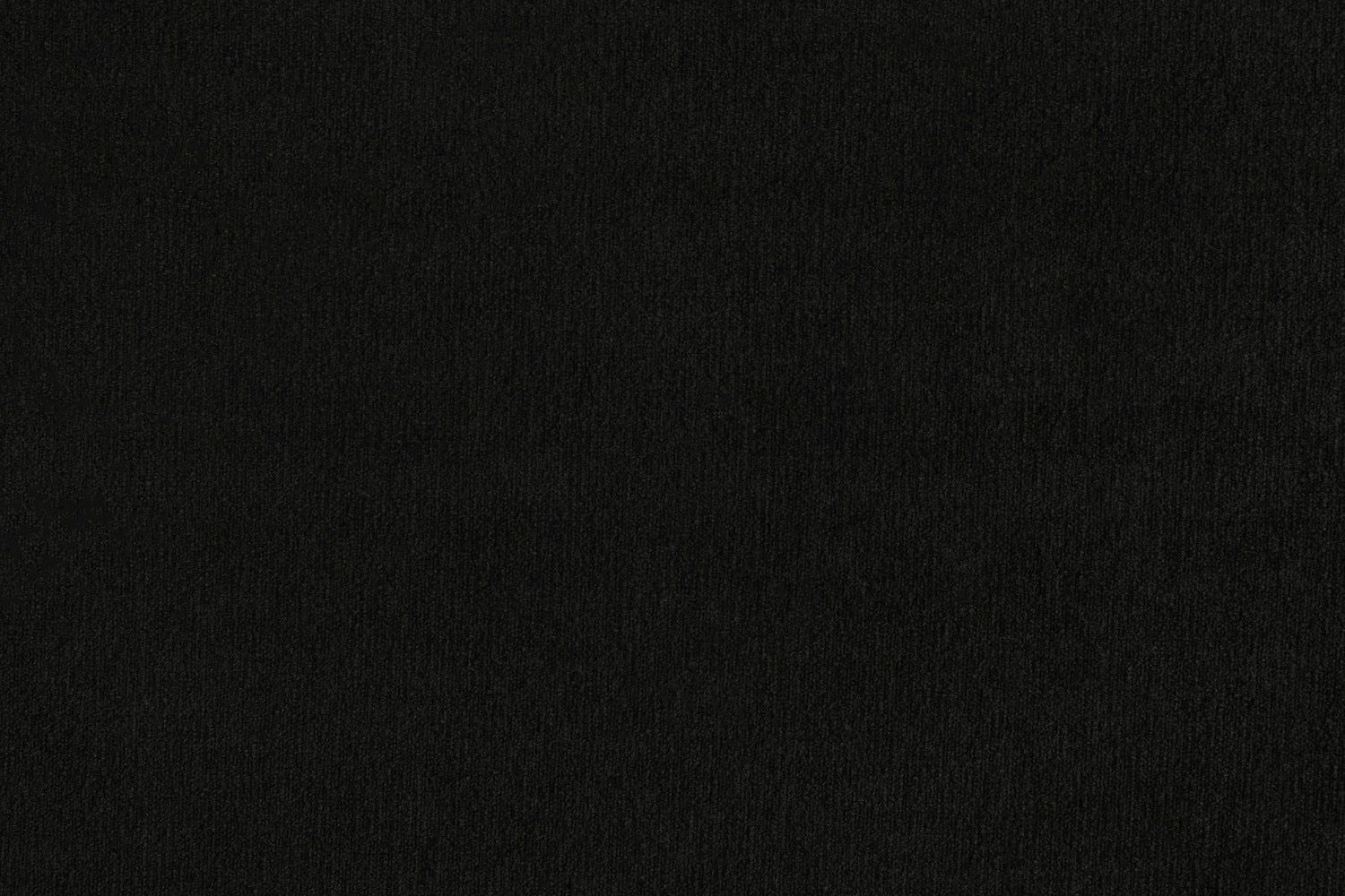 Black Fabric U Shape Plush Black Corner Sofa