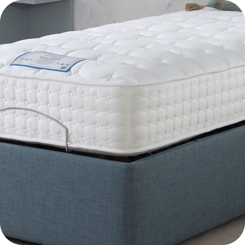 Eclipse (Summer/Winter) Adjustable Bed with Mattress – Premium 1500
