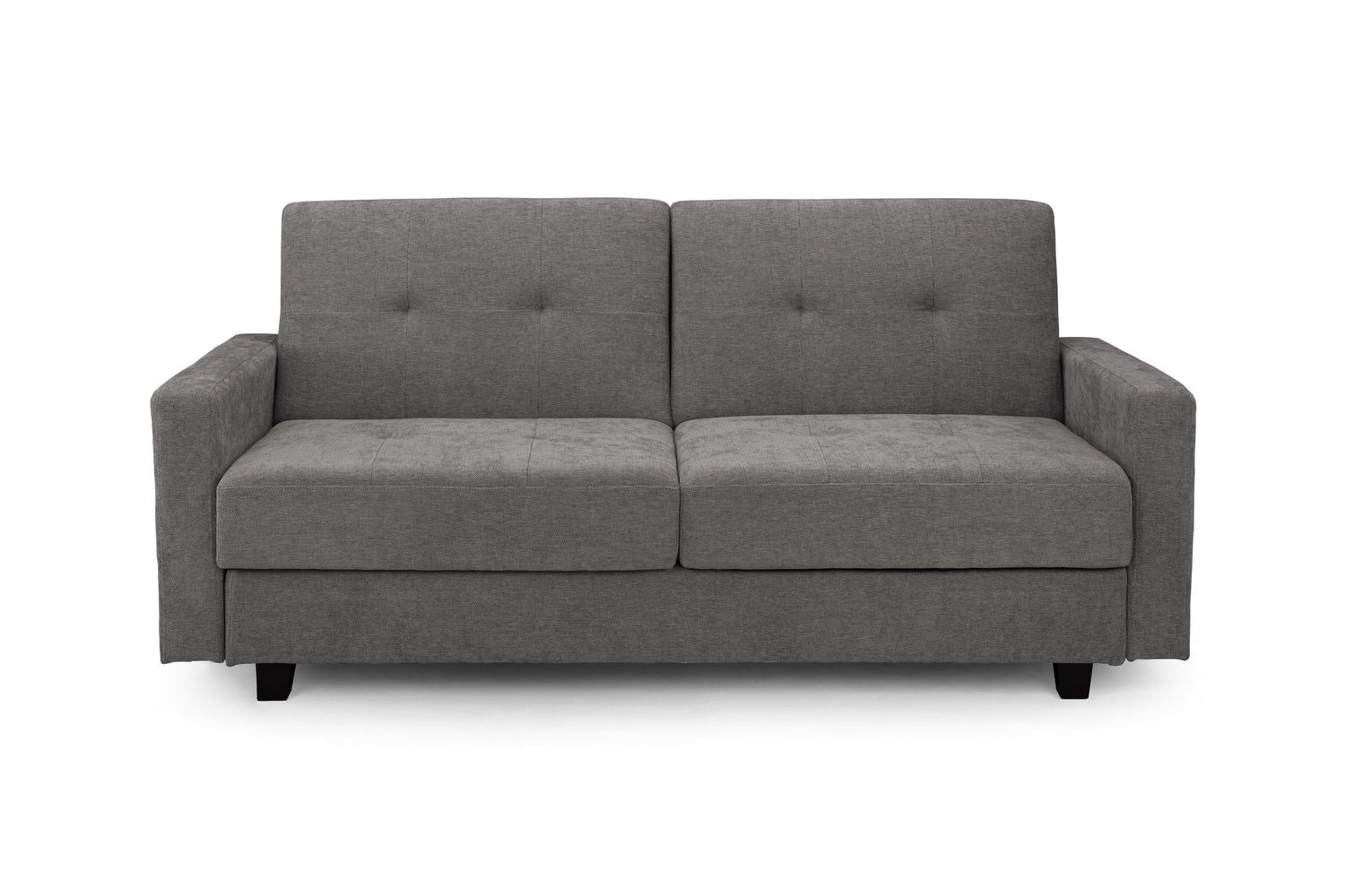 Dark Grey Fabric 3 Seater Sofabed with Storage