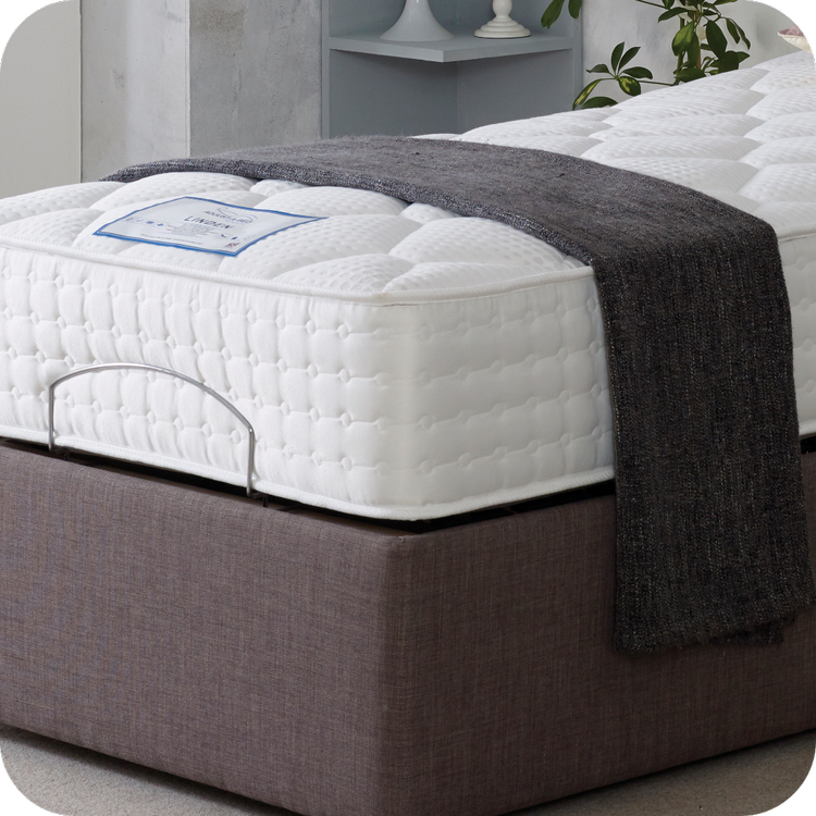 Linden Adjustable Bed with Mattress – Optimum 1000
