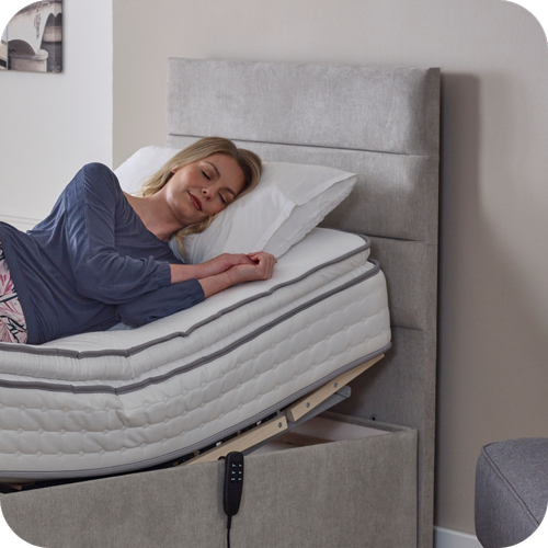 Mayfair Luxury Pillow Top Adjustable Bed with Mattress – Optimum 1000