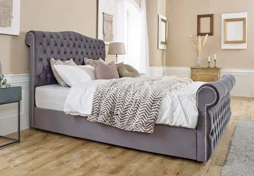 Colorado Sleigh upholstered Bed