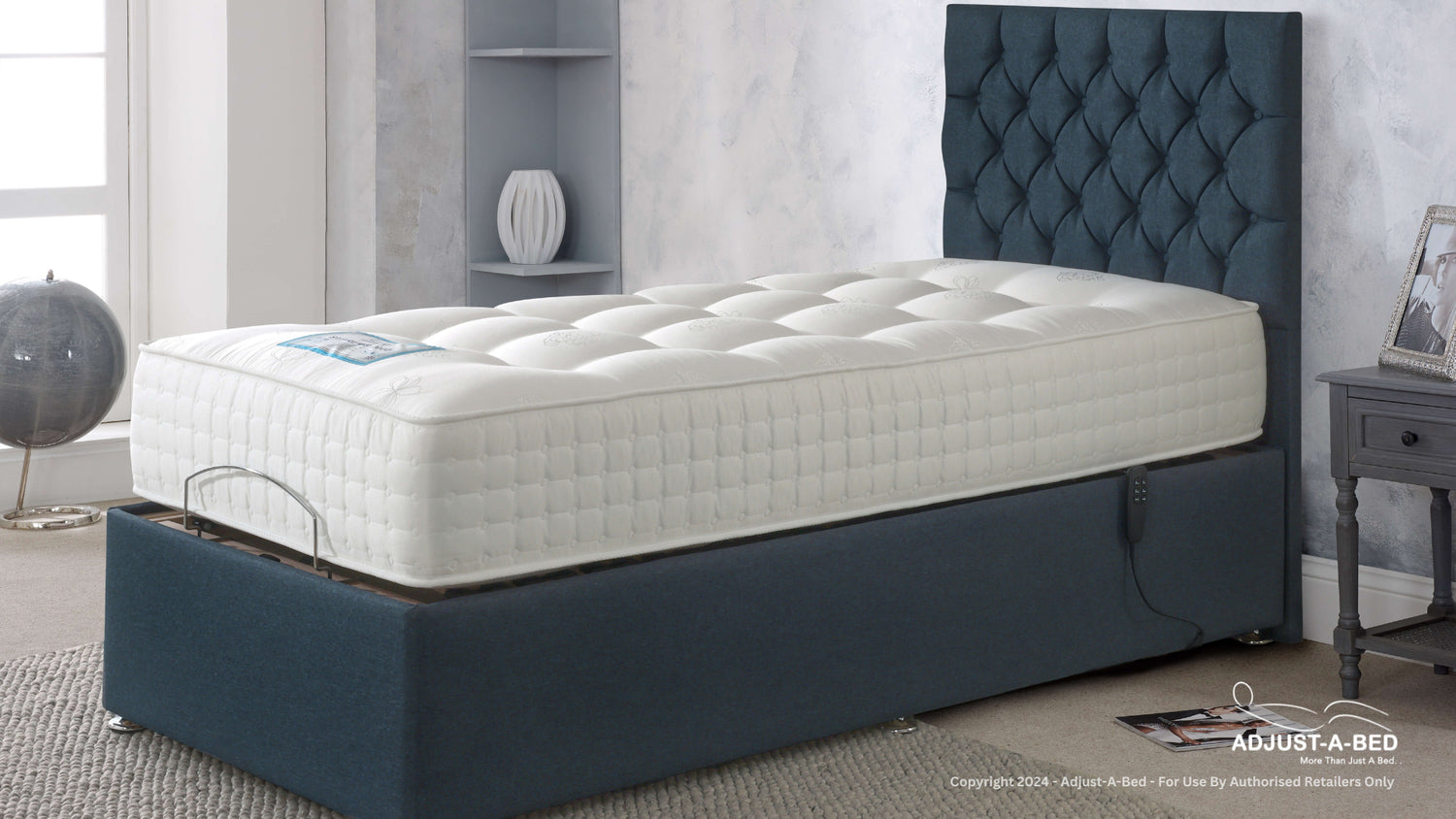 Supreme 2000 Adjustable Bed with Mattress – Premium