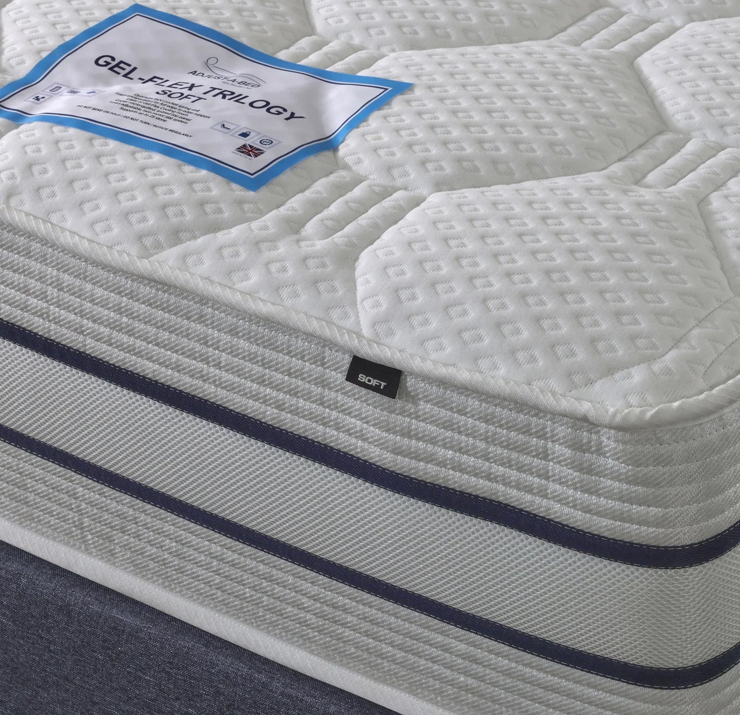 Gel-Flex Trilogy Soft/Medium/Firm Adjustable Bed with Mattress – Optimum 1500