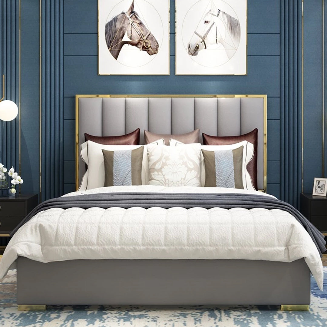 Alysia gold strip bed