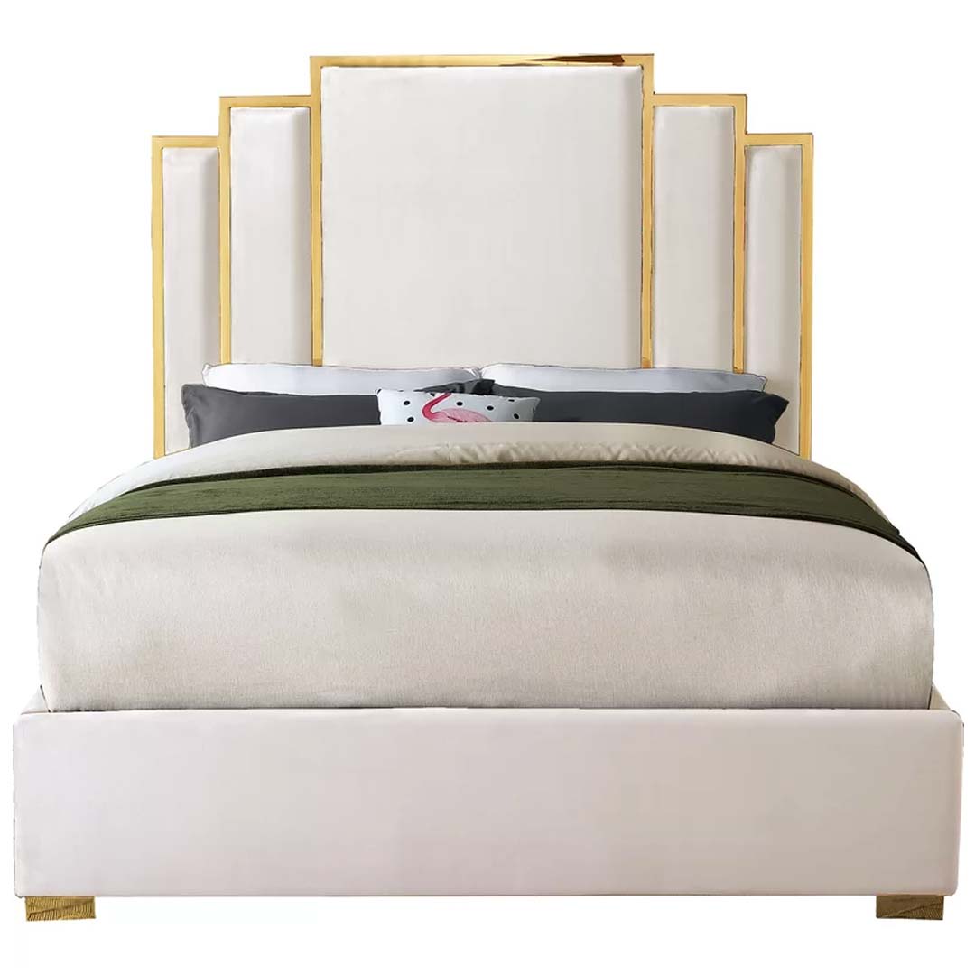 Harlen Gold Strip Bed