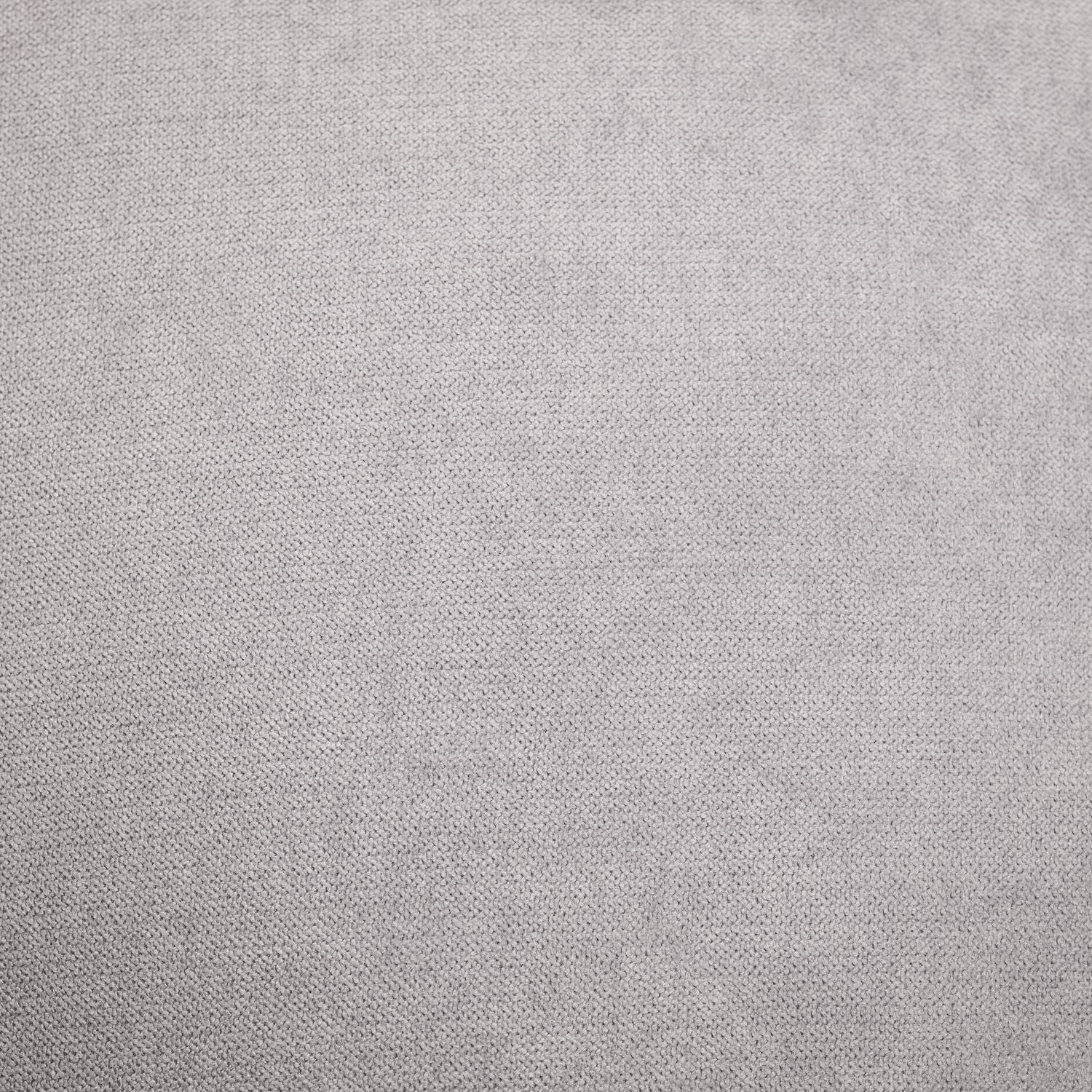 Grey Fabric Tufted 2 Seater Sofa Oak Legs