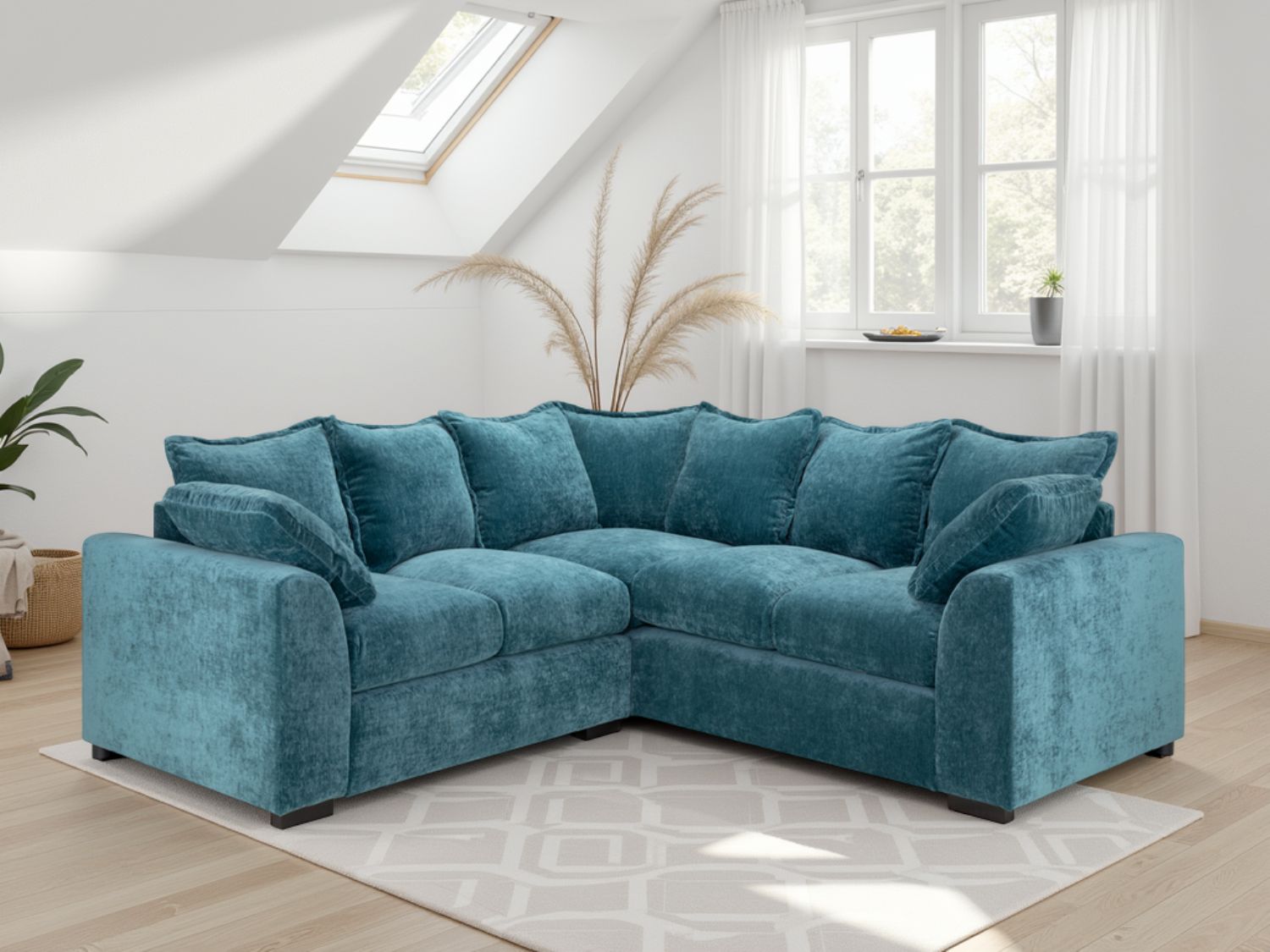 Colbee Sofa Teal Large Corner