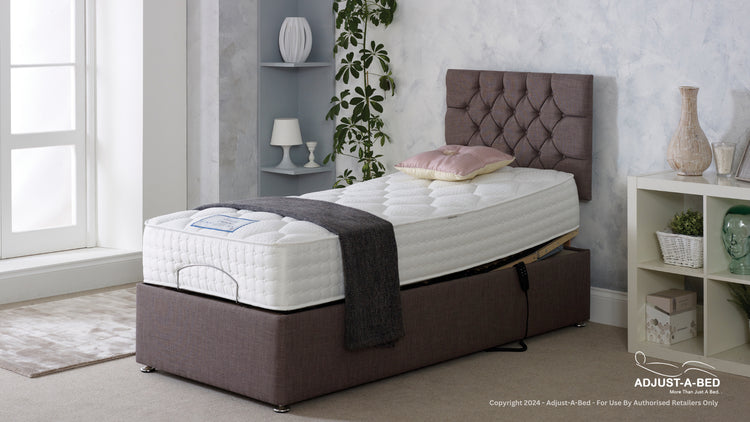 Linden Adjustable Bed with Mattress – Optimum 1000