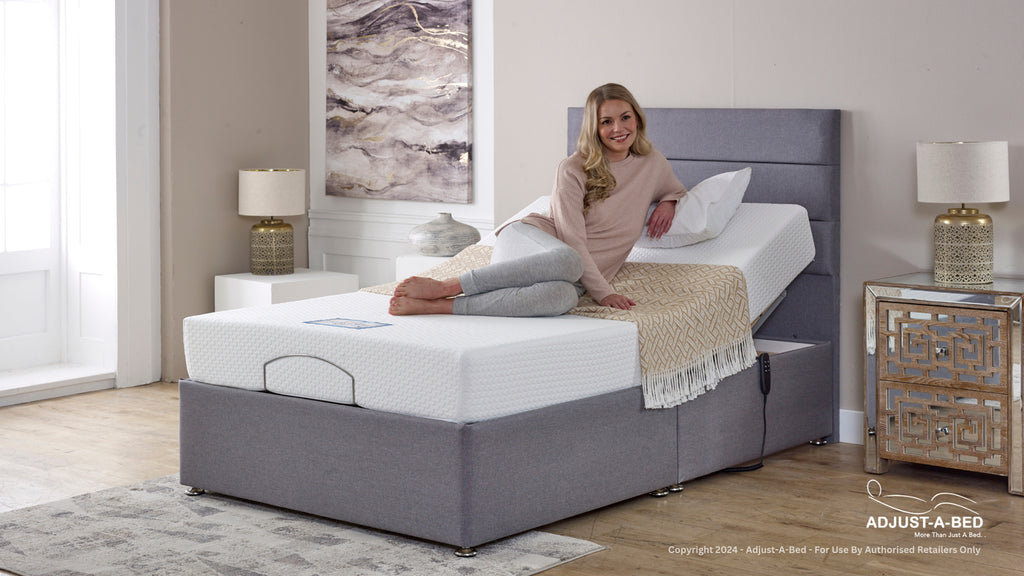 Backcare Firm Adjustable Bed with Mattress – 8"anti-allergenic