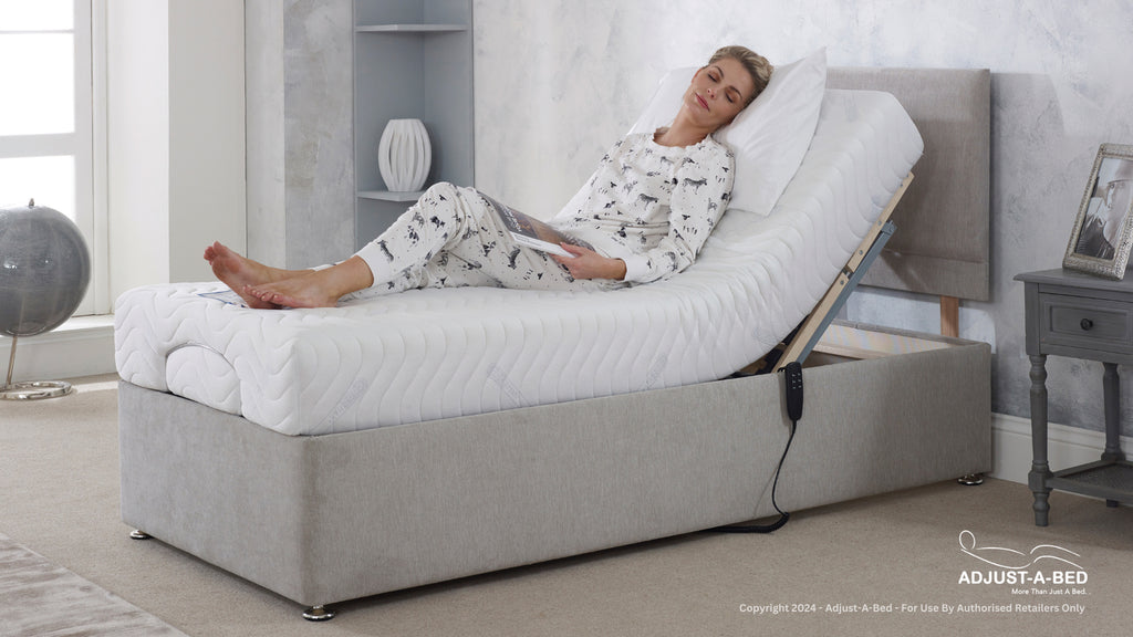 Ortho Memory Adjustable Bed with Mattress – 150mm reflex foam