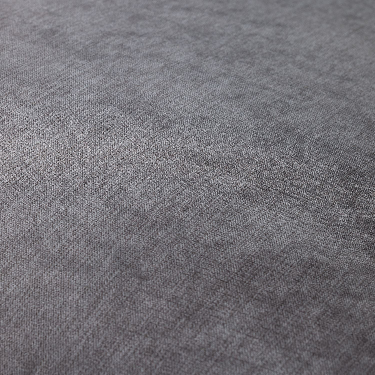 Grey Fabric Foam Filled Cushion Top Footstool