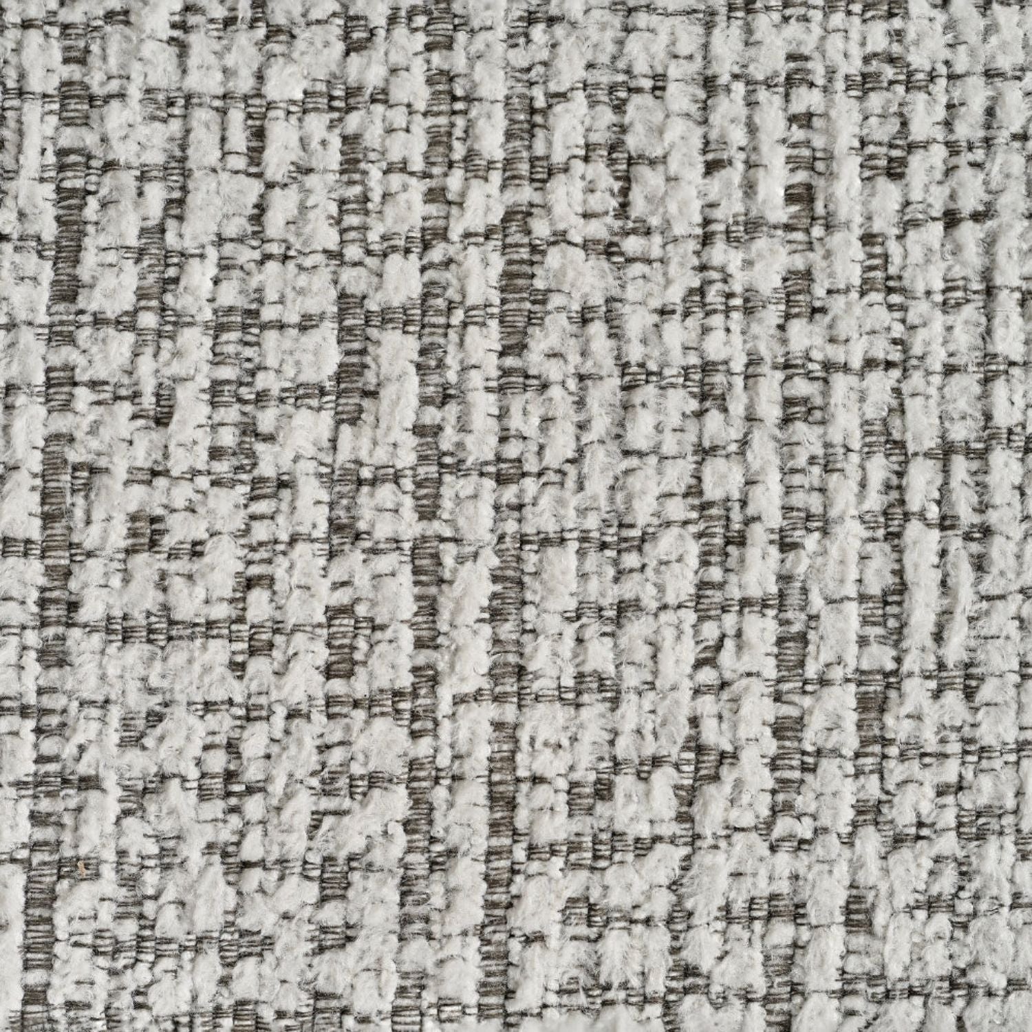 Grey Chenille Fabric Laid Back Armchair