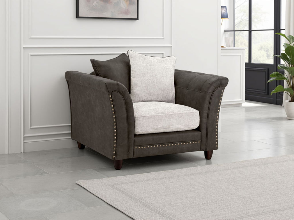 Bella Sofa Grey Armchair