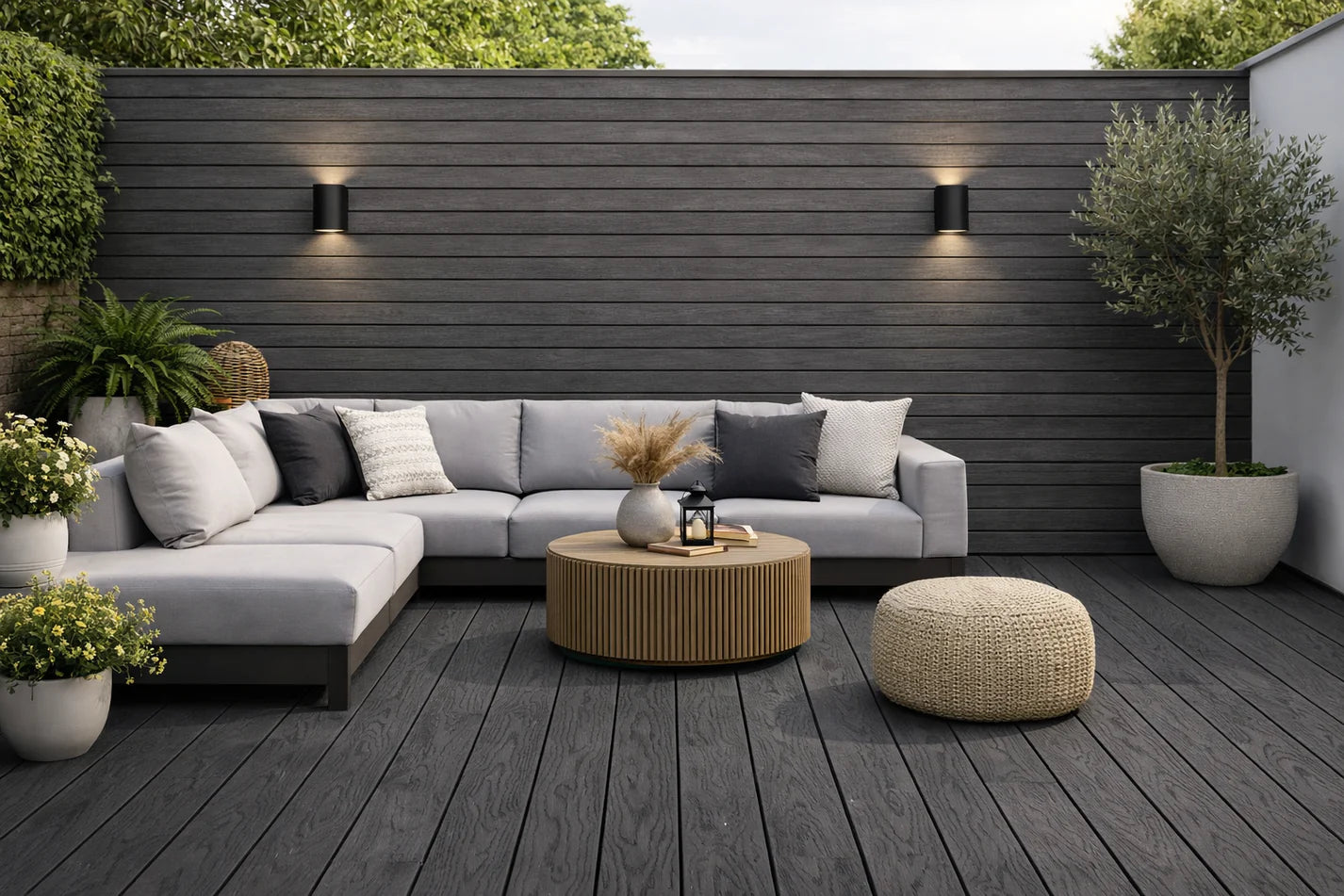 Black Outdoor Decking