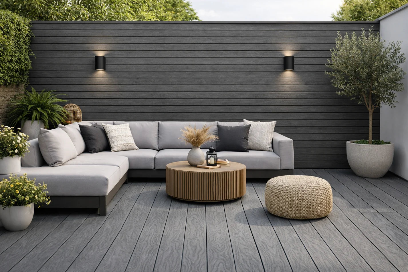 Grey Outdoor Decking