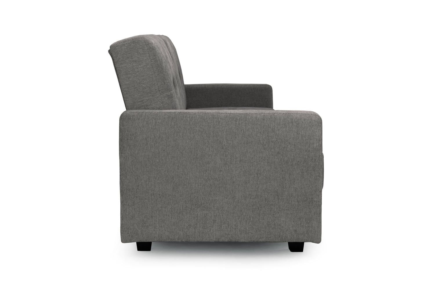 Dark Grey Fabric 3 Seater Sofabed with Storage