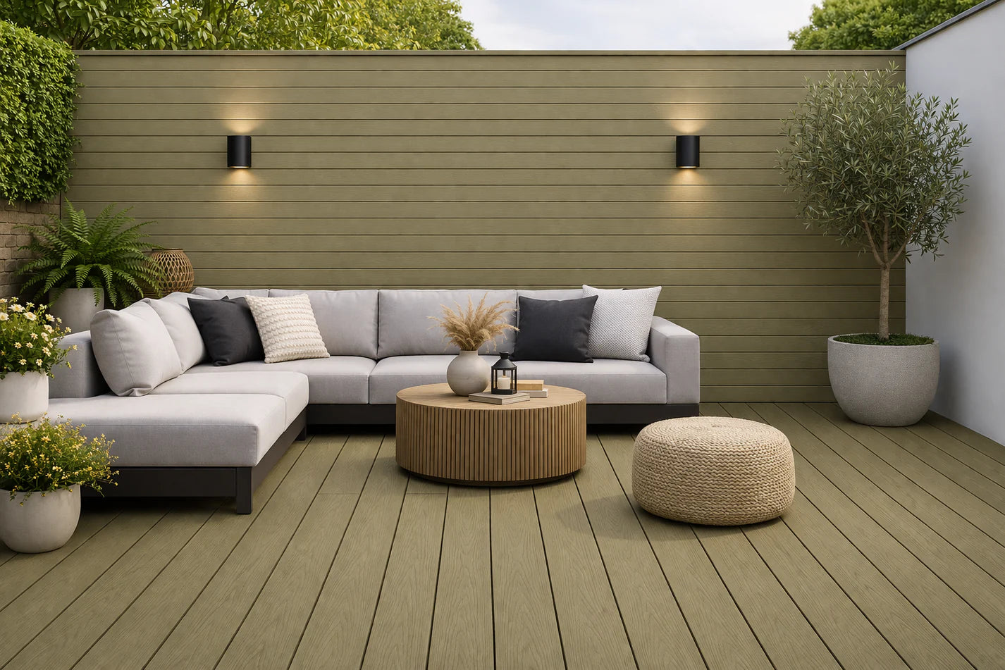 Khaki Outdoor Decking