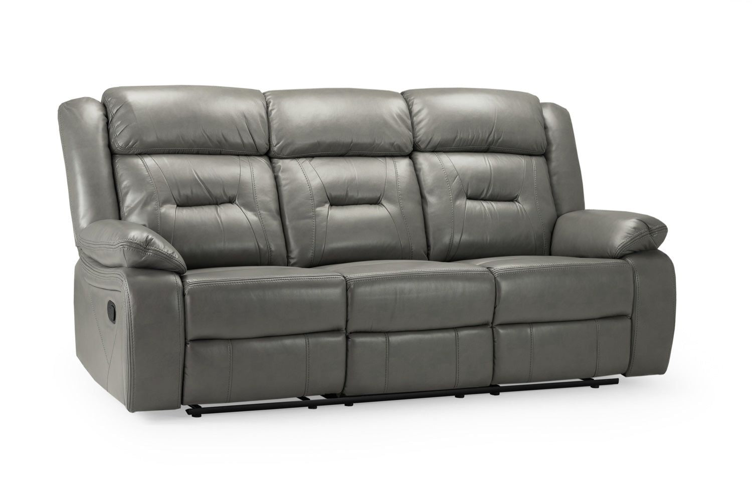 Novie Recliner Sofa Grey 3 Seater
