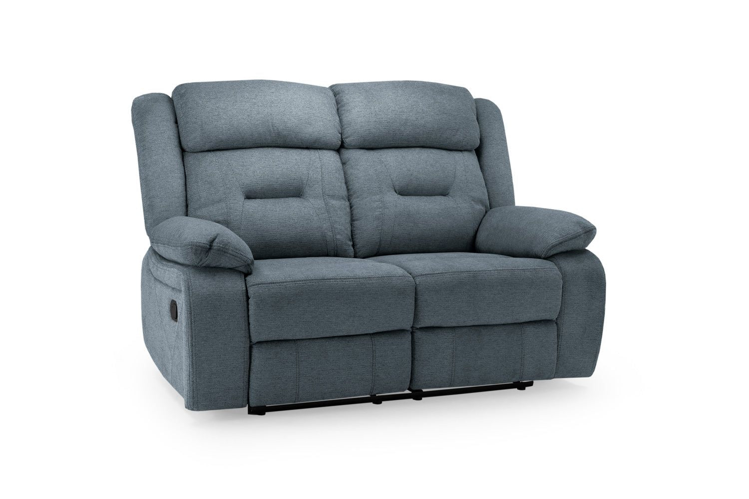 Novie Recliner Sofa Grey Fabric 2 Seater