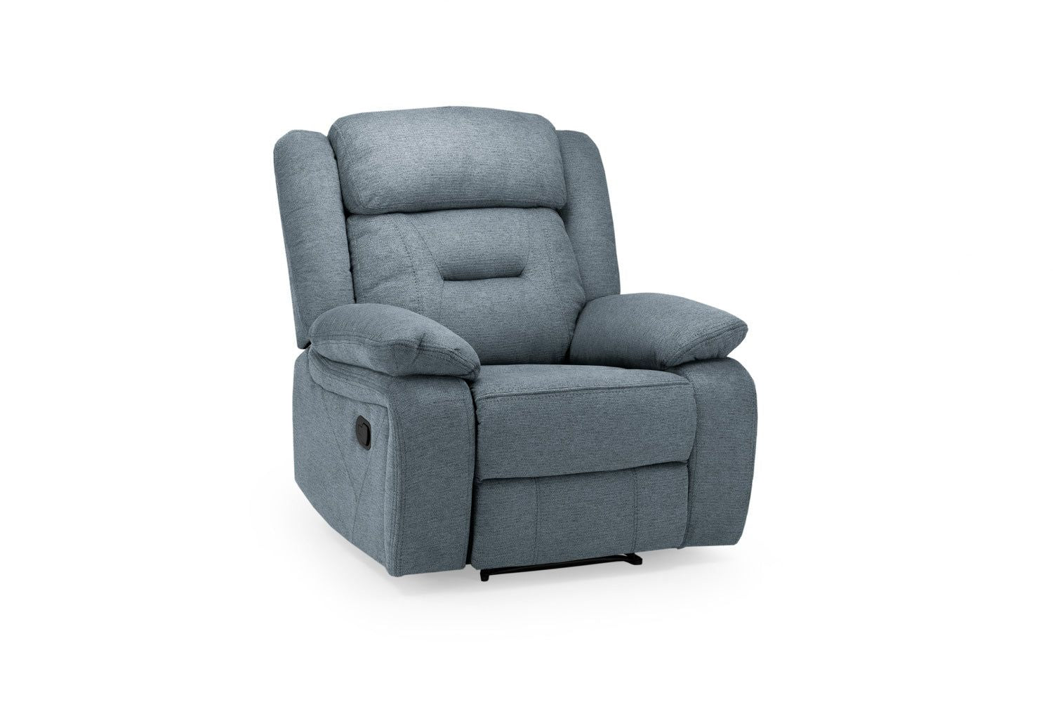 Novie Recliner Sofa Grey Fabric Armchair