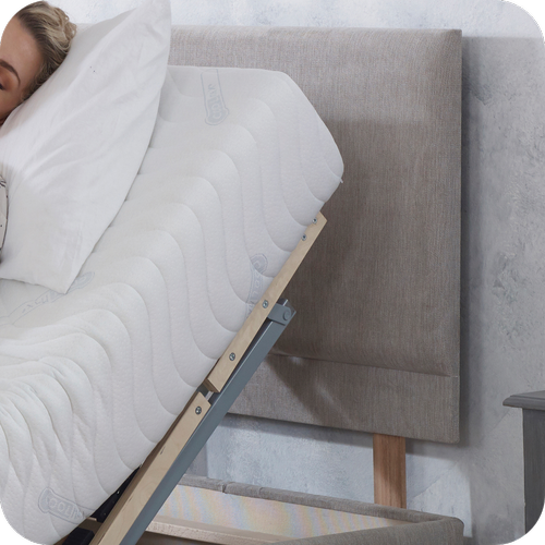 Ortho Memory Adjustable Bed with Mattress – 150mm reflex foam
