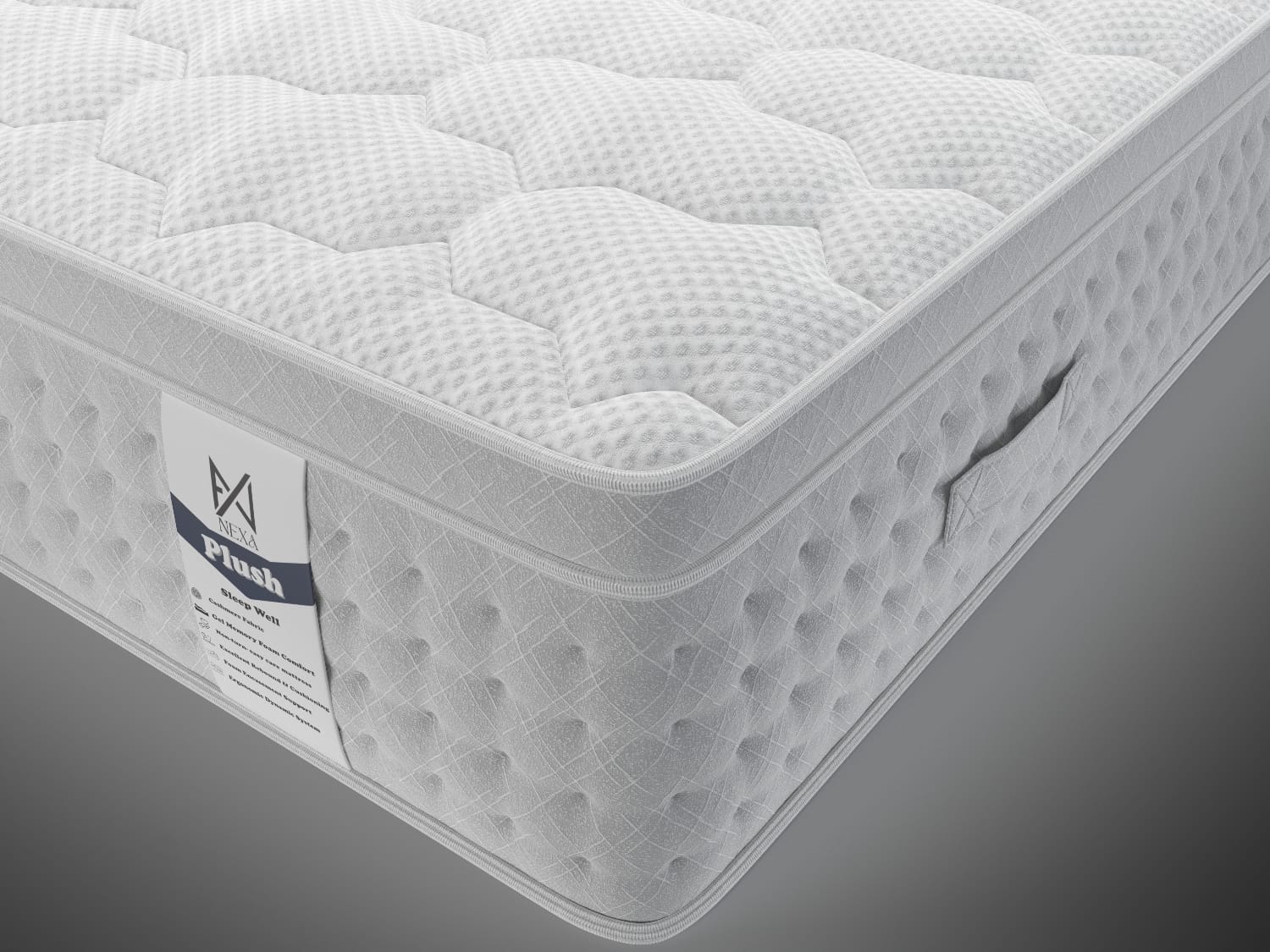 Plush Nexus 1000 Firm Pillow Top Pocket Mattress