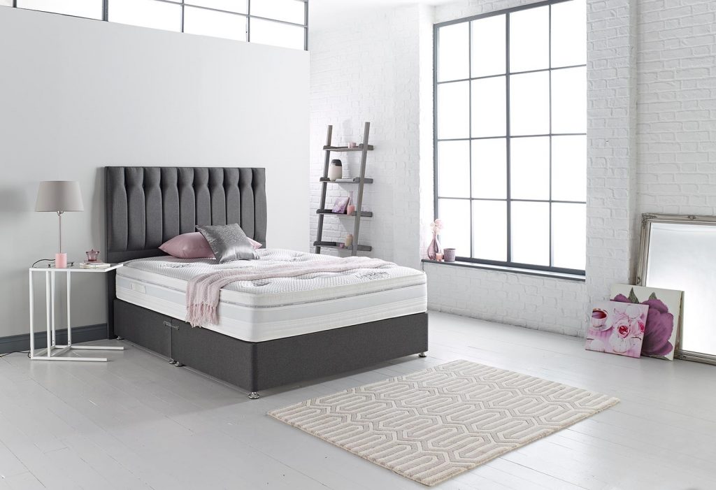 Tencel 1000 Divan Bed Set With Mattress