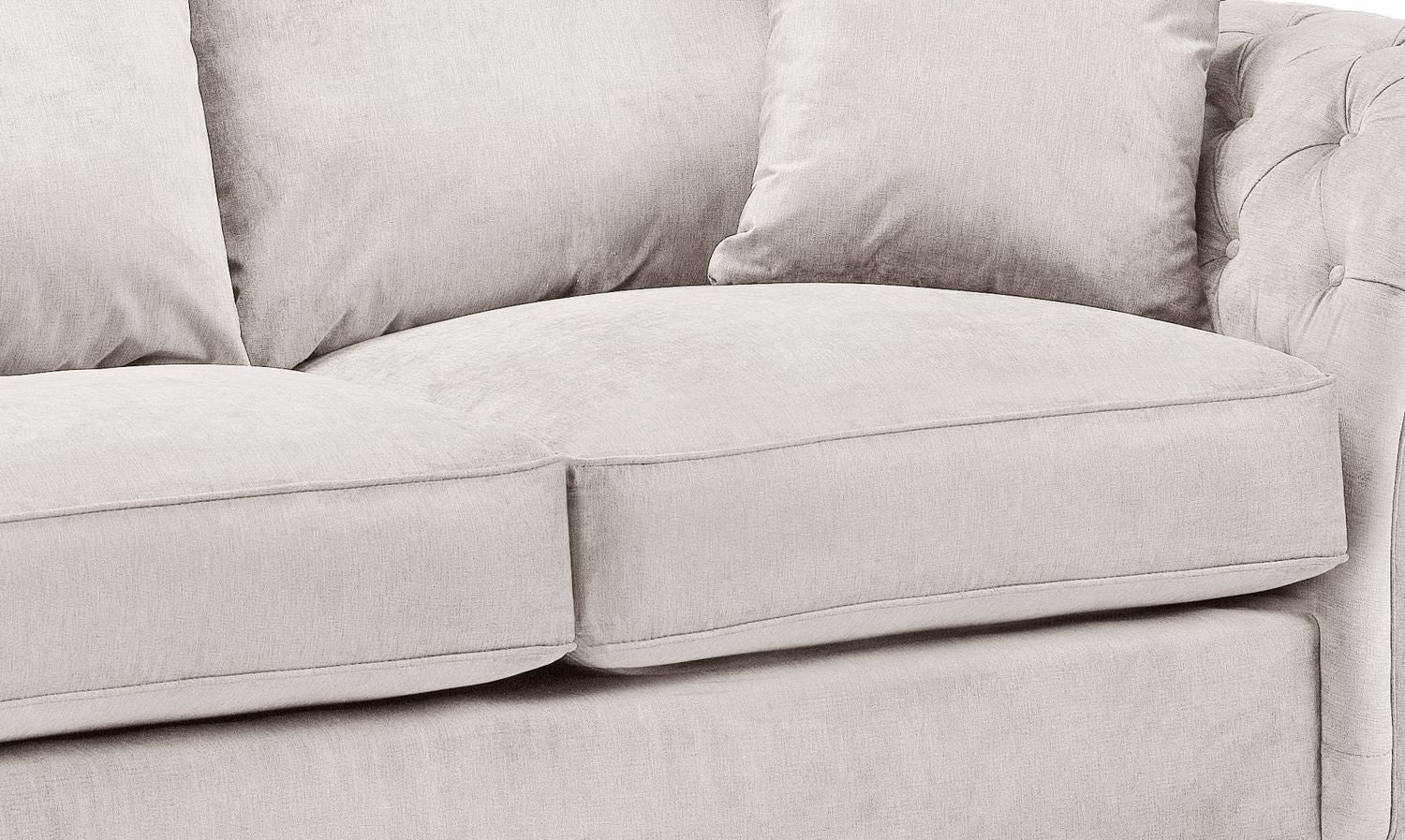 Windsor Fullback Sofa Stone Footstool