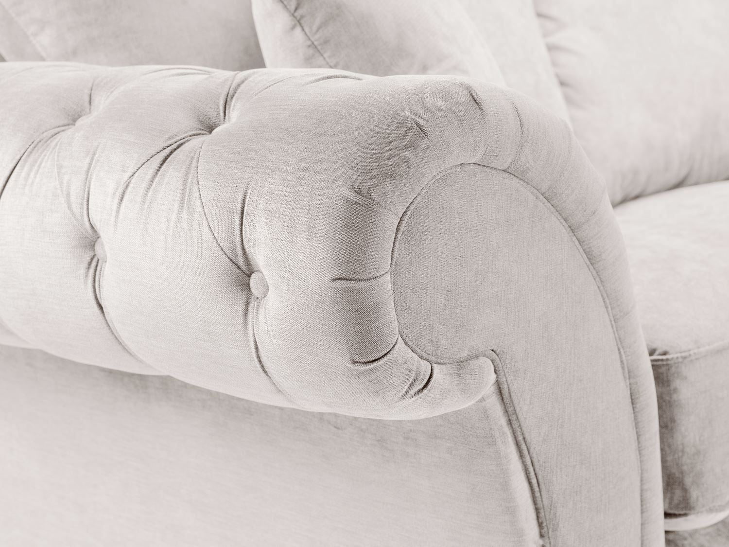 Windsor Fullback Sofa Stone 4 Seater