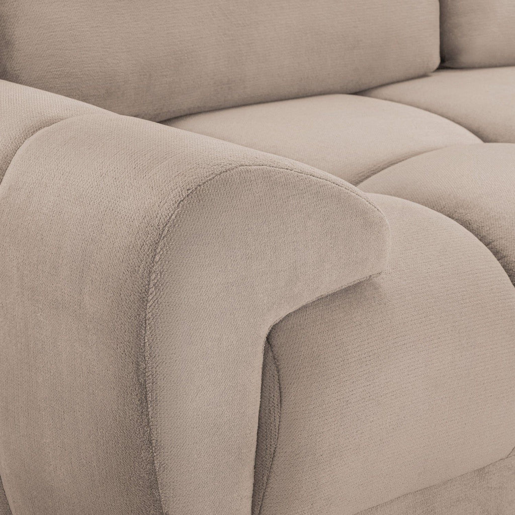 Azzuro Sofa Mocha 3 Seater