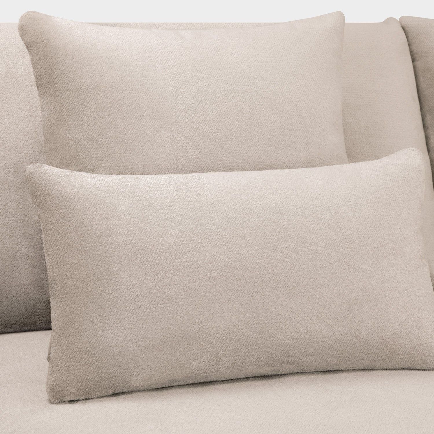 Mocha Velvet Large Corner Group Sofa 5 Seater