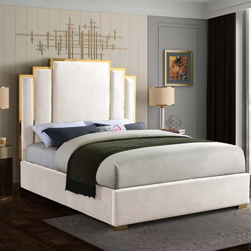 Harlen Gold Strip Bed