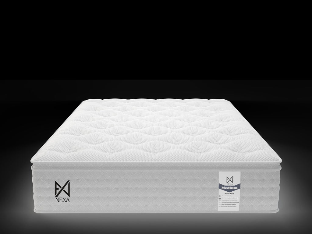 Nexus 1000 Pocket Spring Pillow Top Mattress Medium