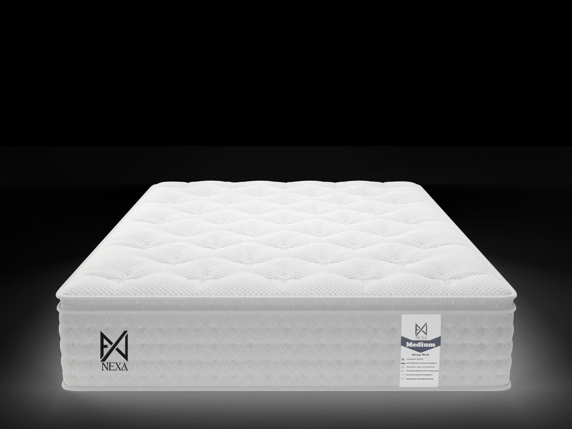 Nexus 1000 Pocket Spring Pillow Top Mattress Medium